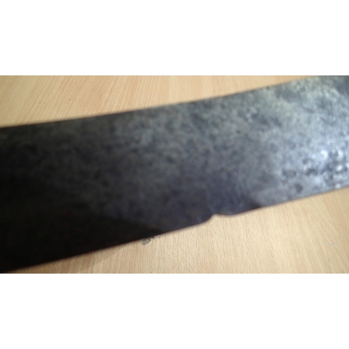 3145 - British Waterloo recovered relic cavalry sabre. P&P Group 3 (£25+VAT for the first lot and £5+VAT fo... 