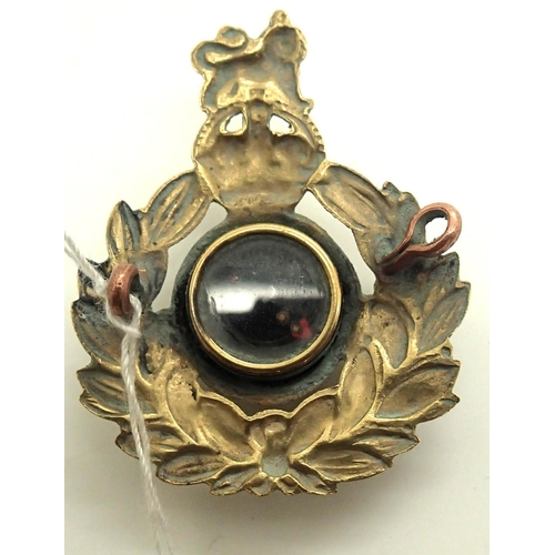 3169 - WWII Royal Marine cap badge with hidden escape compass. P&P Group 1 (£14+VAT for the first lot and £... 