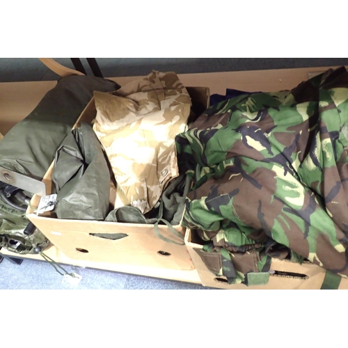 3106 - Very large quantity of mixed Army surplus, some unused, including Military issue shirts. Not availab... 