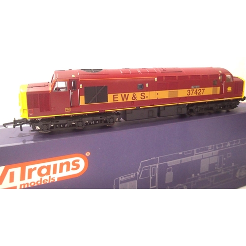 2296 - ViTrains Class 37 Bont-Y-Bermo 37427 EWS Livery in excellent condition, boxed. P&P Group 1 (£14+VAT ... 