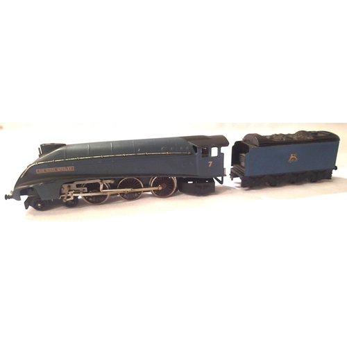2300 - Hornby Dublo two rail Sir Nigel Gresley in fair - good condition, some refurbishment and wrong tende... 