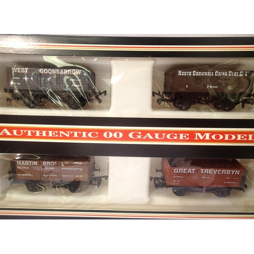 2342 - Dapol set of four Cornwall related wagons, Mevagissey Model Railway Exclusive. P&P Group 1 (£14+VAT ... 