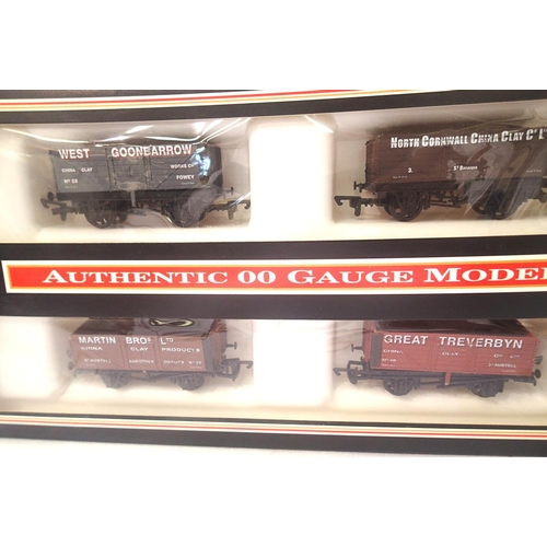 2348 - Dapol set of four Cornwall related wagons, Mevagissey Model Railway Exclusive. P&P Group 1 (£14+VAT ... 