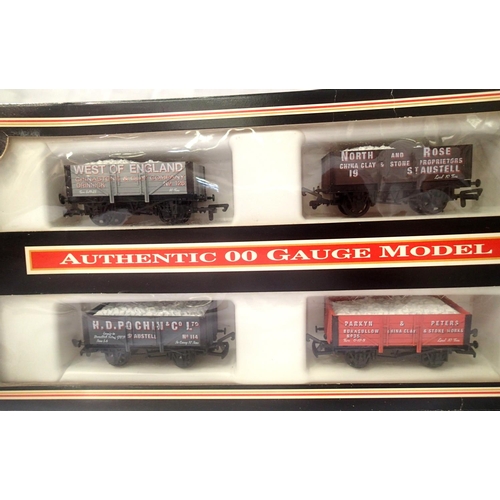 2353 - Dapol set of four wagons Cornish related, Railtronics Exclusive. P&P Group 1 (£14+VAT for the first ... 