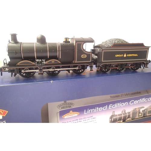 2364 - Bachmann 31-318L Class 9J Great Central Lined Black, no 316 Collectors Club Exclusive, limited editi... 