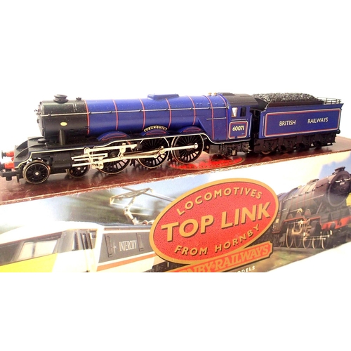 2370 - Hornby R140 Class A3 Tranquil 60071, BR Experimental Blue limited edition 0286/1500 in excellent con... 