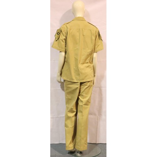 3076 - WE WERE SOLDIERS; Sgt McDoons uniform costume 2002, worn in the film with CoA. P&P Group 2 (£18+VAT ... 