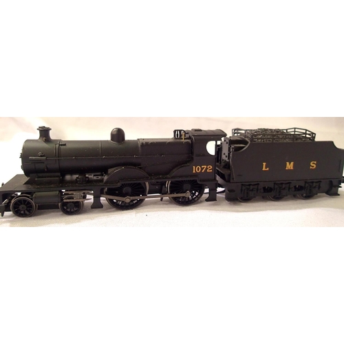 2446 - Hornby 4.4.0 and tender, LMS Black 1072 in very good - excellent condition, unboxed. P&P Group 1 (£1... 