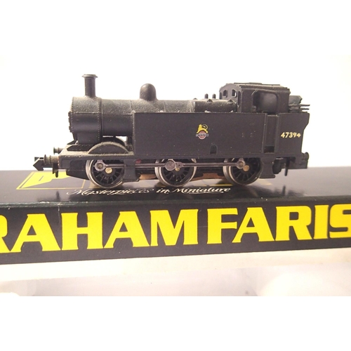 2427 - Graham Farish 1735 Jinty 060 tank, 47394 BR Black, Early Crest. P&P Group 1 (£14+VAT for the first l... 