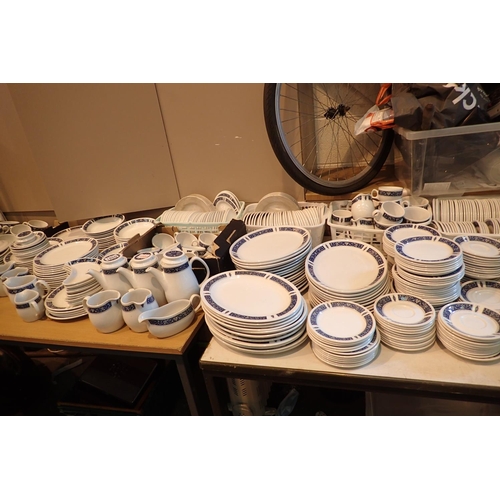 1009 - Large quantity of hotel quality steelite ceramics, dinner and teaware. Not available for in-house P&... 
