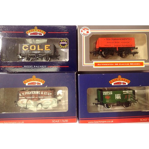 2331 - Three Bachmann wagons; Charles Sinclair and Cole Frizinghall Exclusives, Pickering Collectors Club E... 