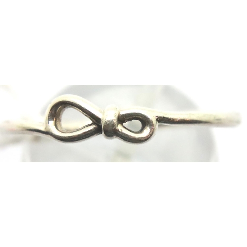 29 - Pandora sterling silver ring, size S, boxed. P&P Group 1 (£14+VAT for the first lot and £1+VAT for s... 