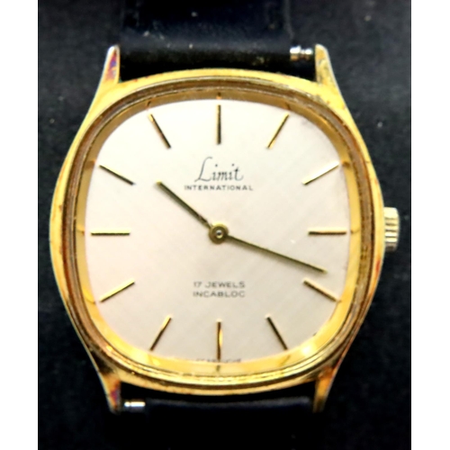 89 - Gents boxed Limit 17 jewel wristwatch, working at lotting. P&P Group 1 (£14+VAT for the first lot an... 