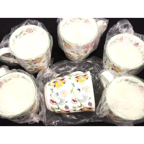 277 - Six Minton mugs in the Haddon Hall pattern. P&P Group 3 (£25+VAT for the first lot and £5+VAT for su... 