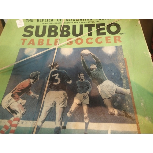 1064 - Boxed Subbuteo football game. Not available for in-house P&P, contact Paul O'Hea at Mailboxes on 019... 