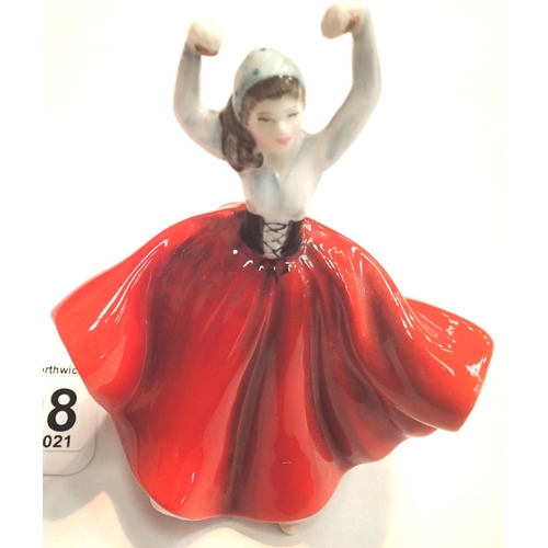 1108 - Royal Doulton figurine HN3270 Karen Peggy Davis Designs. P&P Group 1 (£14+VAT for the first lot and ... 