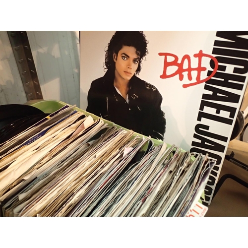 1138 - Selection of mixed LPs and seven inch to include Bad Michael Jackson. Not available for in-house P&P... 