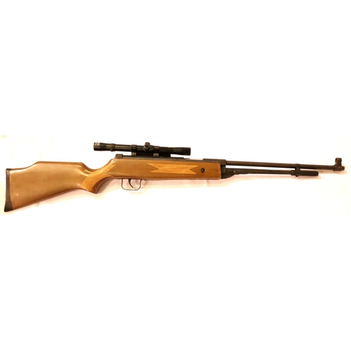 355 - B.A.M. B4 22 air rifle with original scope. P&P Group 3 (£25+VAT for the first lot and £5+VAT for su... 