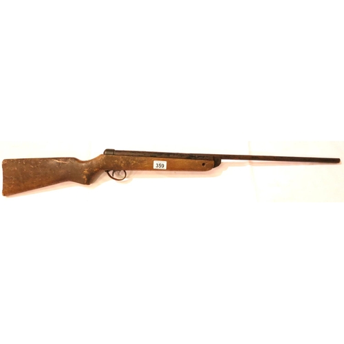 359 - BSA Meteor 22 air rifle in poor condition. Not available for in-house P&P, contact Paul O'Hea at Mai... 