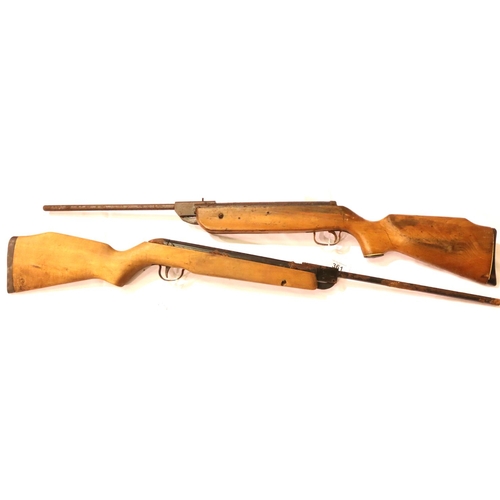 361 - Two vintage air rifles for spares or repair. Not available for in-house P&P, contact Paul O'Hea at M... 