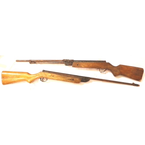 364 - Two vintage air rifles for spares or repair. Not available for in-house P&P, contact Paul O'Hea at M... 