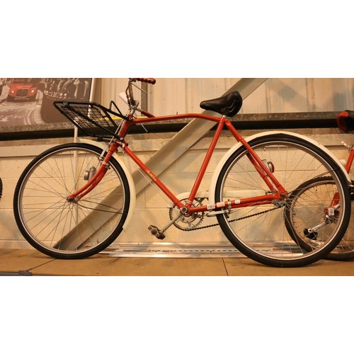 1001 - 1983 Pashley Post Office bike 22 inch frame with front basket and email confirmation from Pashley. N... 