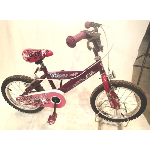 1001a - A childs Stardom bike, 13'' frame. Not available for in-house P&P, contact Paul O'Hea at Mailboxes o... 