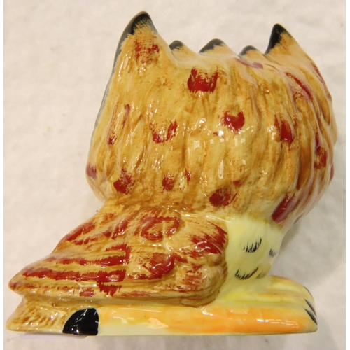 269 - Lorna Bailey small Bird Owl, H: 95 mm. P&P Group 1 (£14+VAT for the first lot and £1+VAT for subsequ... 