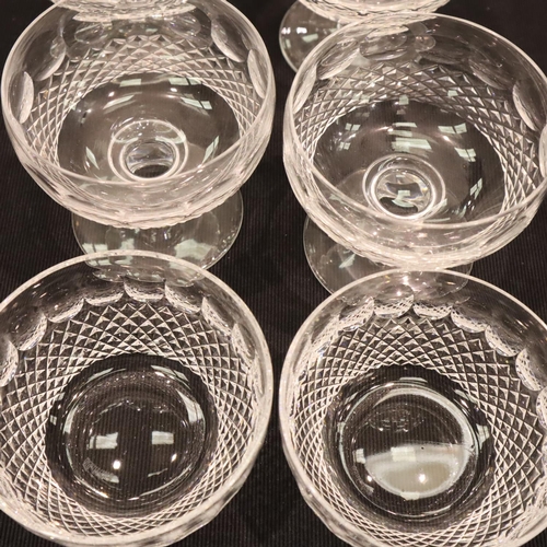 299 - Waterford Crystal; a set of six sundae bowls, a pair of finger bowls and a large (presumed Waterford... 