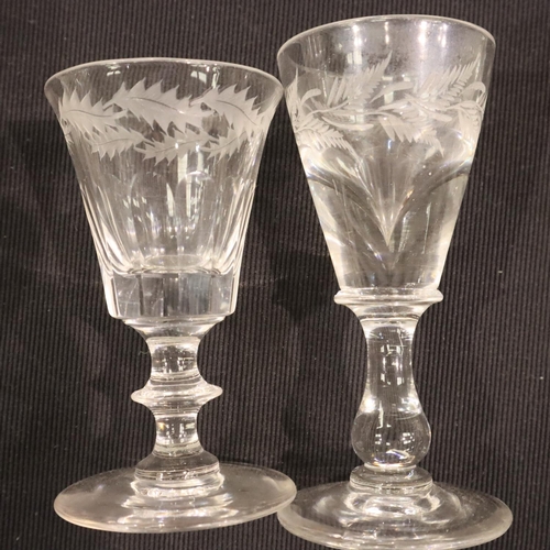 311 - A collection of mixed 19th and 20th Century glassware including etched examples, bowls etc. Not avai... 