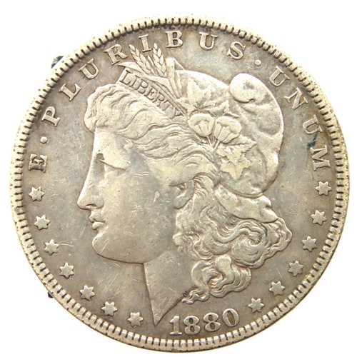 3064 - 1880 USA silver Morgan Dollar. P&P Group 1 (£14+VAT for the first lot and £1+VAT for subsequent lots... 