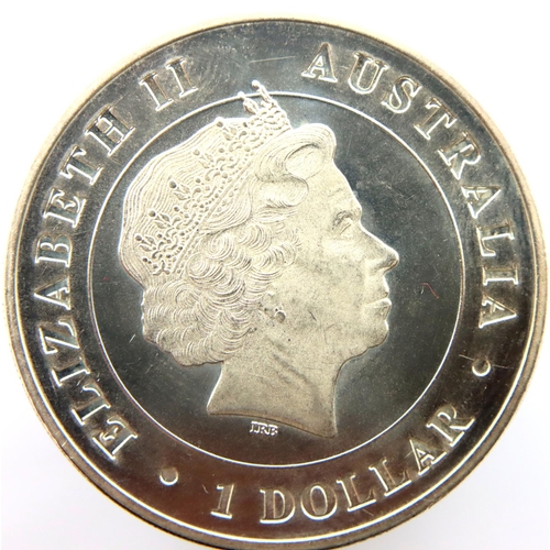 3105 - 2015 - 1 oz Bullion Silver Australian Kangaroo. P&P Group 1 (£14+VAT for the first lot and £1+VAT fo... 