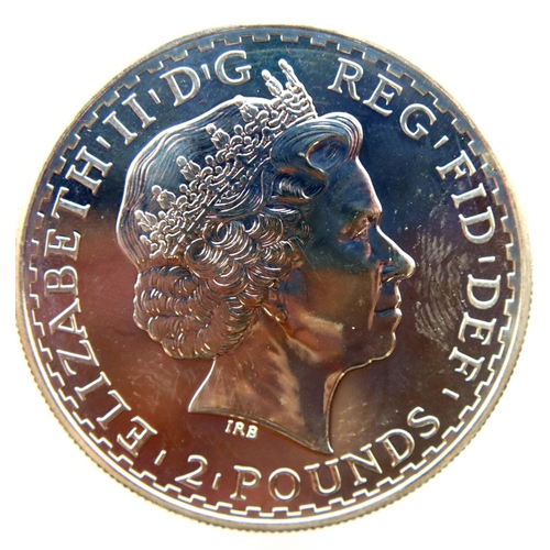 3107 - 2007 - 1 oz Bullion 2 Pound Britannia. P&P Group 1 (£14+VAT for the first lot and £1+VAT for subsequ... 