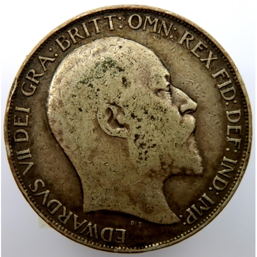 3112 - 1902 - Silver Crown of King Edward VII. P&P Group 1 (£14+VAT for the first lot and £1+VAT for subseq... 