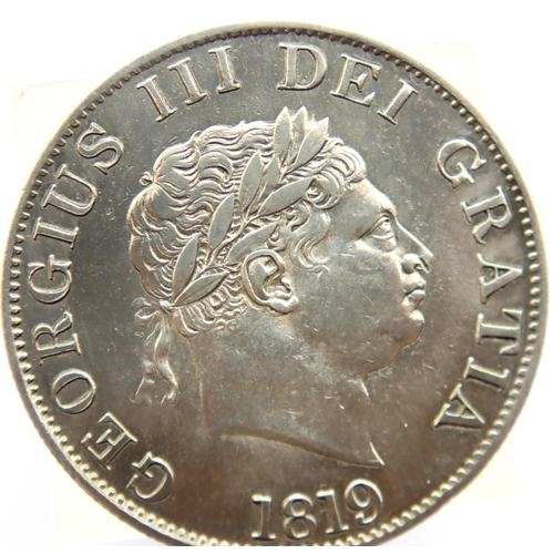 3118 - 1819 - Silver Half Crown of King George III. P&P Group 1 (£14+VAT for the first lot and £1+VAT for s... 