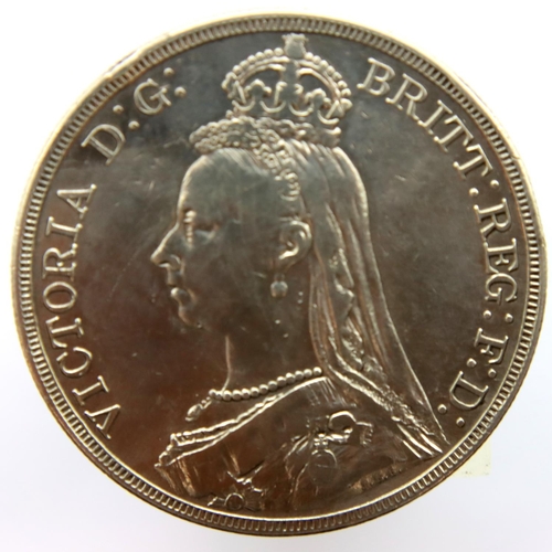 3122 - 1887 - Silver Crown of Queen Victoria. P&P Group 1 (£14+VAT for the first lot and £1+VAT for subsequ... 