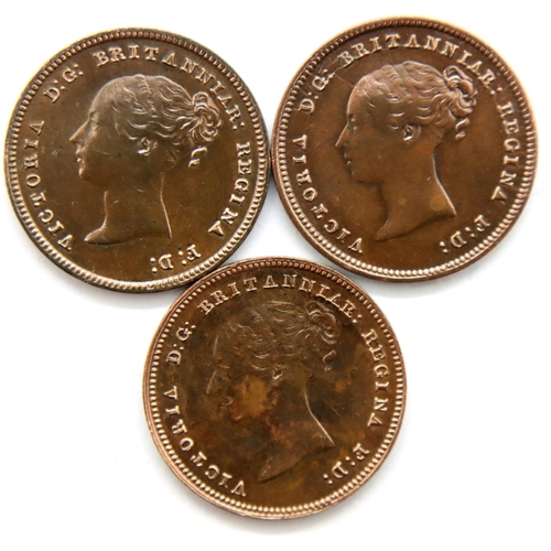 3140 - Collection of three Half Farthings of Queen Victoria. P&P Group 1 (£14+VAT for the first lot and £1+... 