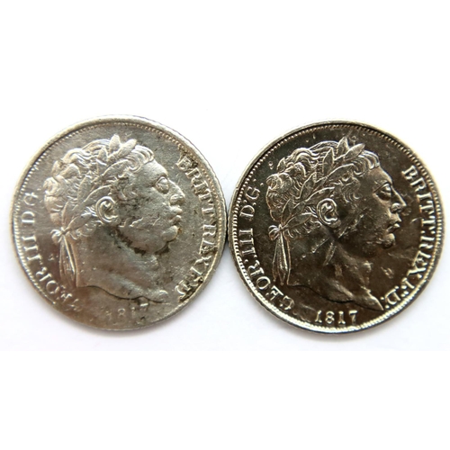 3152 - Two Silver Sixpences of King George III. P&P Group 1 (£14+VAT for the first lot and £1+VAT for subse... 