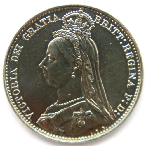 3160 - 1887 - Silver Sixpence of Queen Victoria. P&P Group 1 (£14+VAT for the first lot and £1+VAT for subs... 