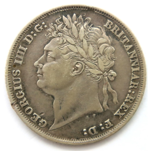 3171 - 1824 - Silver Shilling of King George IV. P&P Group 1 (£14+VAT for the first lot and £1+VAT for subs... 