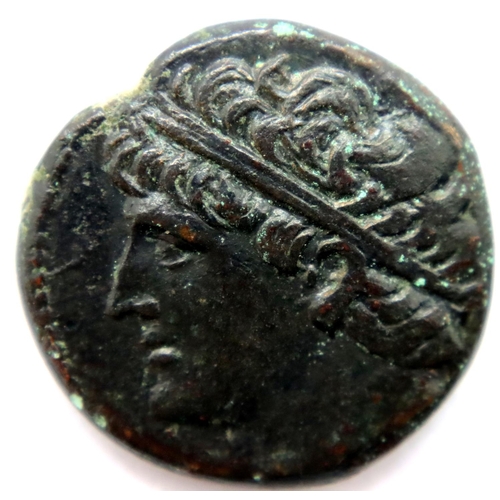 3183 - 350BC - Phillip of Macedon - Greek AE23 With Charging Horse. P&P Group 1 (£14+VAT for the first lot ... 