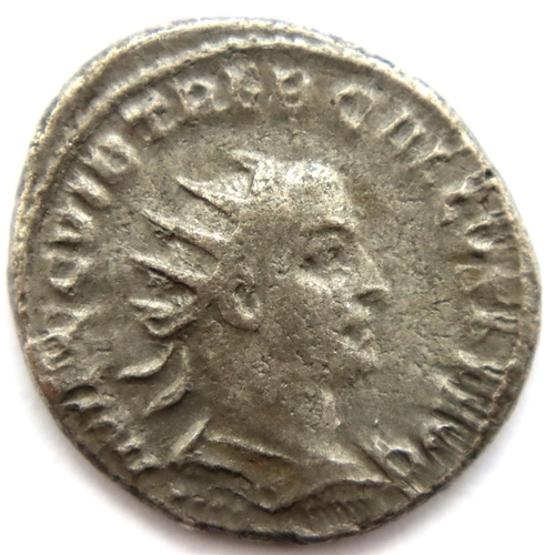 3185 - 251AD - Roman Silver Antoninianus of Trebonianus Gallus. P&P Group 1 (£14+VAT for the first lot and ... 