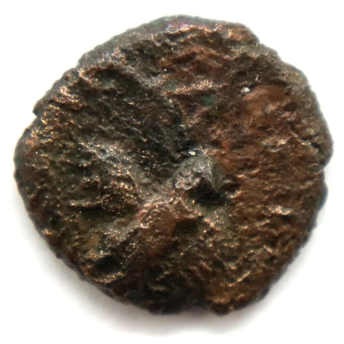 3186 - 300BC - Aelios AE12 of Dionysus and Grapes. P&P Group 1 (£14+VAT for the first lot and £1+VAT for su... 