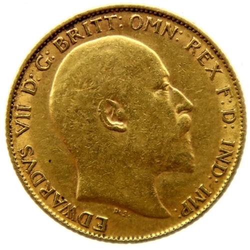 3241 - 1903 Half Sovereign of Edward VII. P&P Group 1 (£14+VAT for the first lot and £1+VAT for subsequent ... 