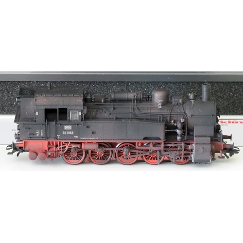 2144 - Marklin H0 3-rail Digital mfx 37169 Class 94.5-17 tank locomotive, factory weathered, complete with ... 