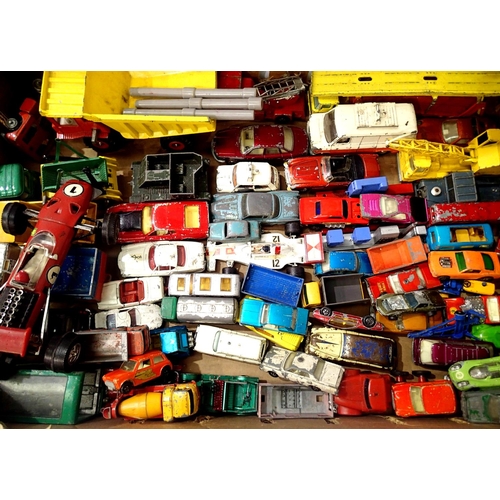 2175 - Selection of diecast vehicles, approximately fifty various makes; Dinky, Corgi, Matchbox etc all for... 