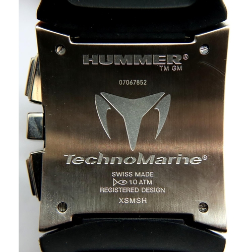 83 - TECHNOMARINE HUMMER; wristwatch Quartz chronograph with inner and outer box. P&P Group 1 (£14+VAT fo... 