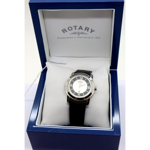 86 - Rotary; double faced Revelation wristwatch, boxed, requires battery, never worn. P&P Group 1 (£14+VA... 