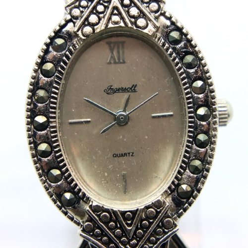 88 - Ingersoll; ladies vintage wristwatch, working at lotting. P&P Group 1 (£14+VAT for the first lot and... 