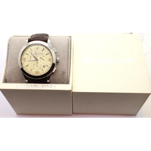 92 - Michael Kors; gents chronograph wristwatch. P&P Group 1 (£14+VAT for the first lot and £1+VAT for su... 